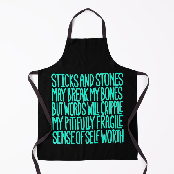 Item preview, Sticks and stones may break my bones… v.7 designed and sold by x1brett.