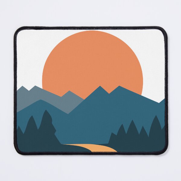 Item preview, Sun set on mountains corner designed and sold by Mahe-Art.