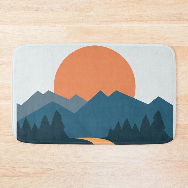 Item preview, Sun set on mountains corner designed and sold by Mahe-Art.