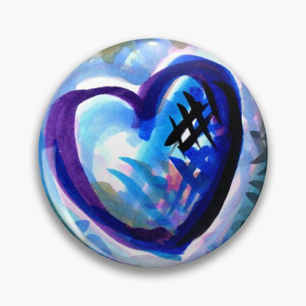 Blue Heart (www.kiyasugreen.com) Pin