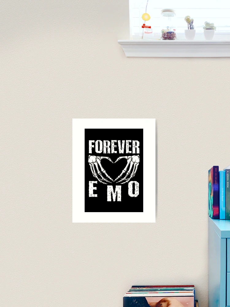 Forever emo Art Print for Sale by sid1497