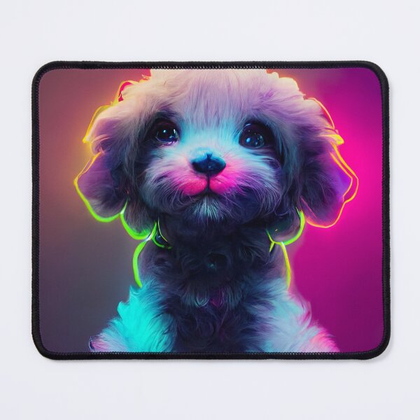 Item preview, Maltipoo Neon Dogs, fantastic design perfect for people who love Poodles. Grab this design as a gift for your husband, sister or boyfriend, who loves Maltipoos. The design is great for everyone.  designed and sold by KnickyKnackyDD.