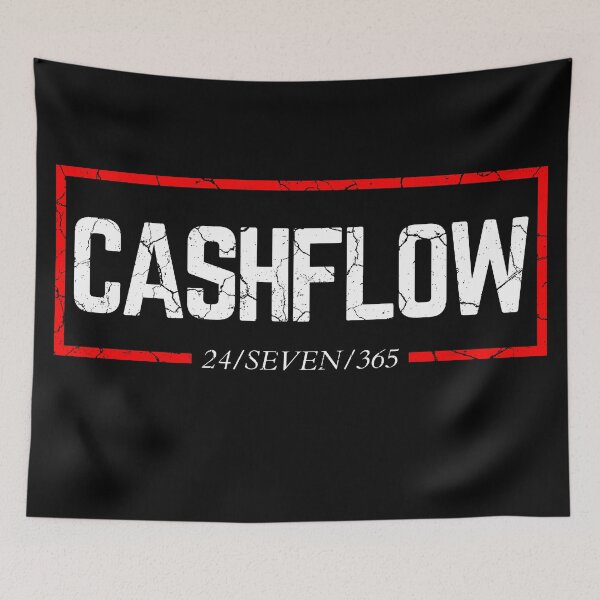 Item preview, Cashflow 24/SEVEN/365 distressed  designed and sold by KingsManKind.