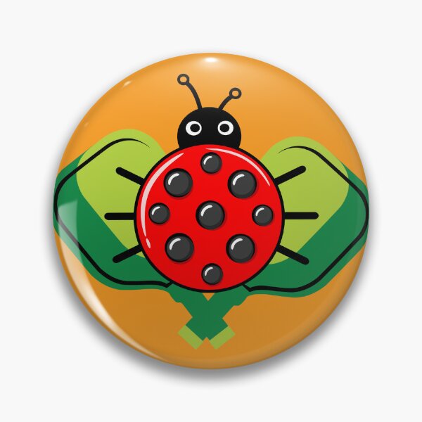 Item preview, Cute pickleball pattern with sweet ladybugs designed and sold by EvieWoj.