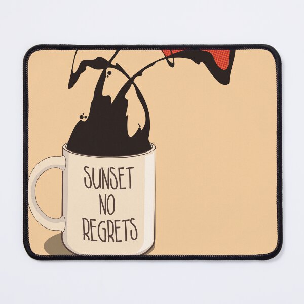 Item preview, Sunset No Regrets Coffee Sunset Phone Cases designed and sold by Dilematiccoma.