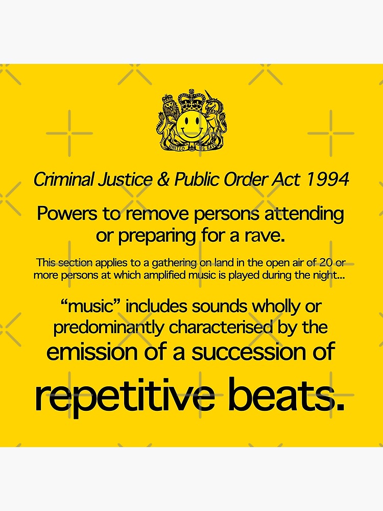 Disover Acid House: Emission of a Succession of Repetitive Beats Canvas