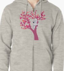 Love Koala in Tree Zipped Hoodie