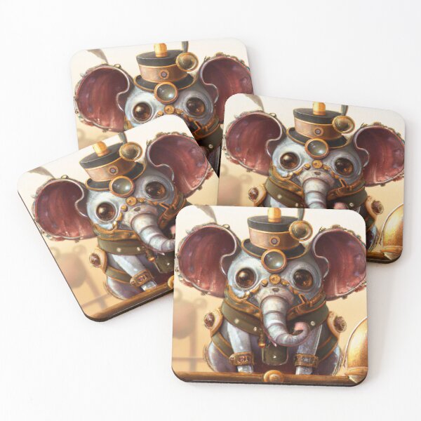 Item preview, Steampunk Elephant  designed and sold by MoonRoseInk.