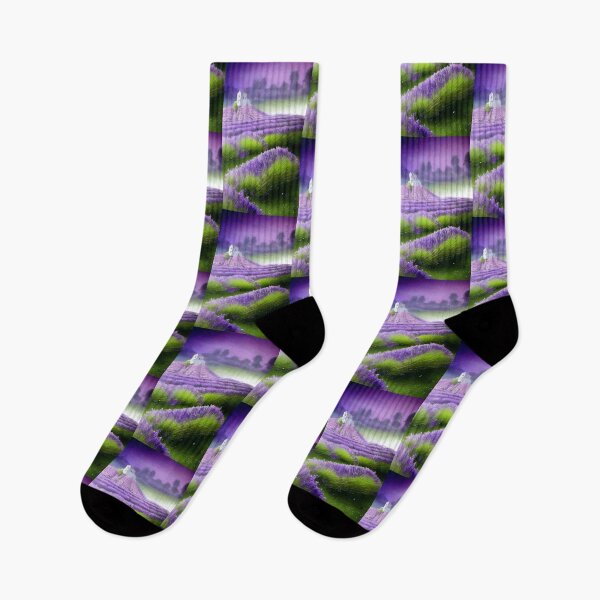 Item preview, Lavender Fields on a Rainy Day designed and sold by MrVeryPlethora.