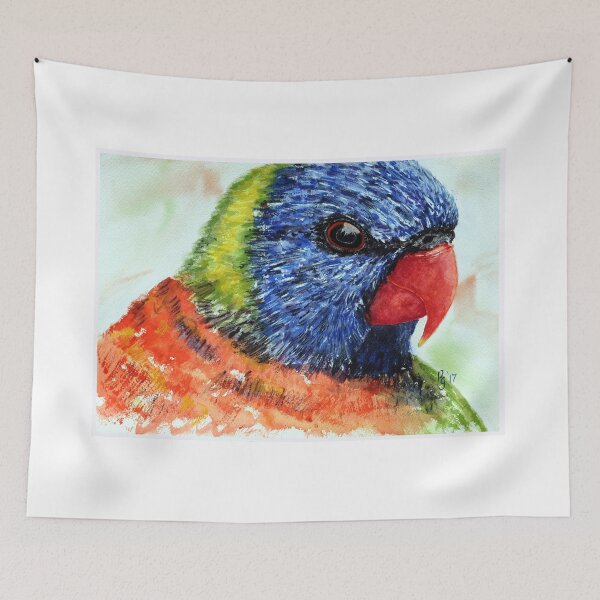 Item preview, Rainbow Lorikeet - Watercolour designed and sold by Paul Gilbert.