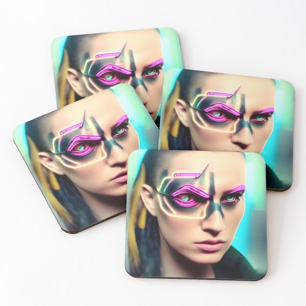 Item preview, Cyberpunk Hotties (10) - Beautiful Sci fi Women designed and sold by TheThirdEye.