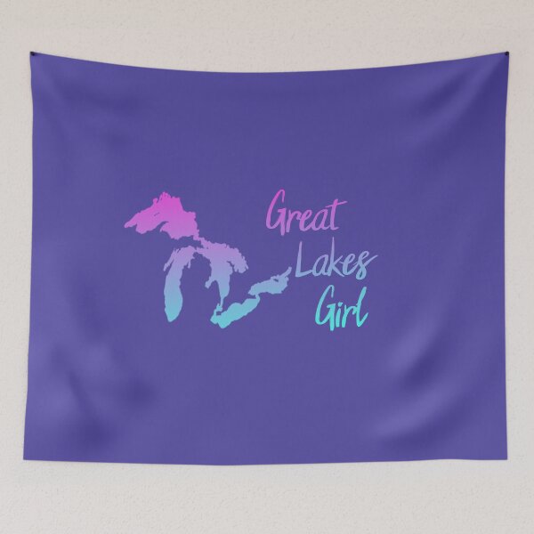 Item preview, Great Lakes Girl Ombre Souvenir designed and sold by Destinations Souvenirs.