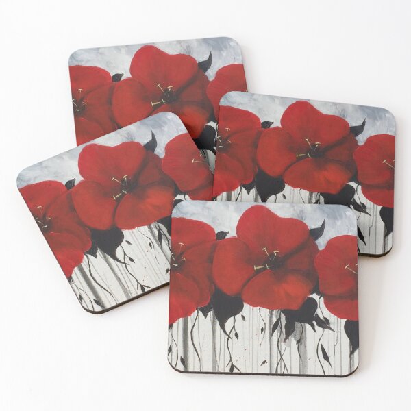 Item preview, Red Flowers designed and sold by Sally peckham.