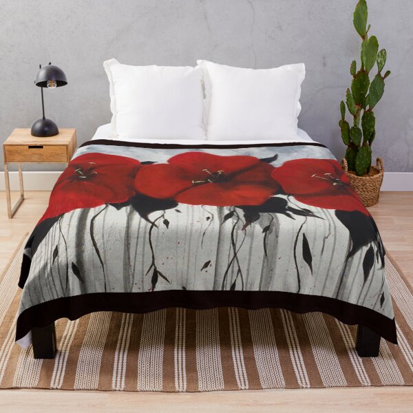 Item preview, Red Flowers designed and sold by Sally peckham.