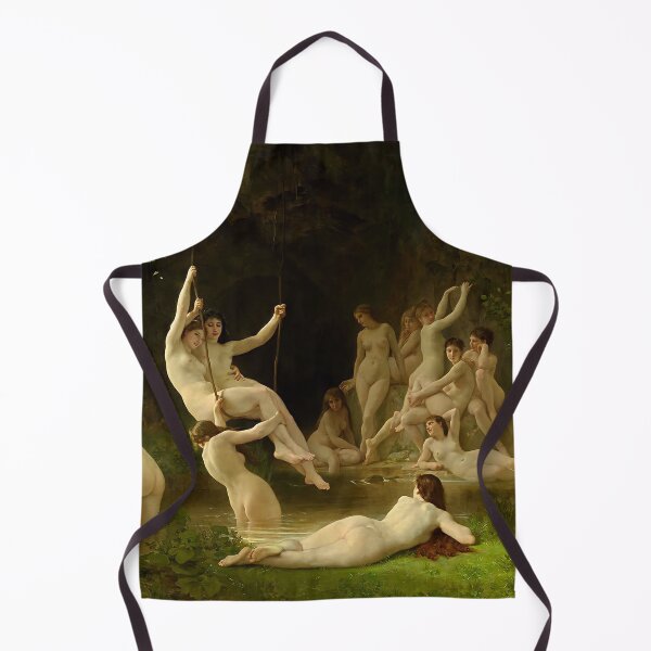 Item preview, William Adolphe Bouguereau - The Nymphaeum (re edit) designed and sold by Lefteris Betsis.