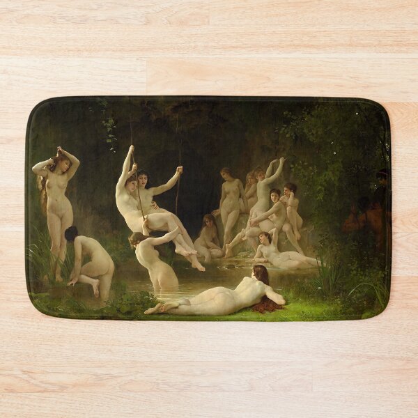 Item preview, William Adolphe Bouguereau - The Nymphaeum (re edit) designed and sold by Lefteris Betsis.