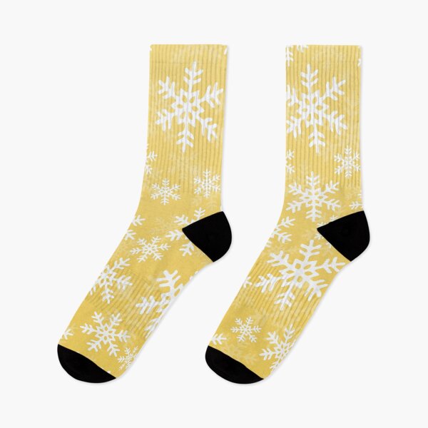 Item preview, Yellow and White Snowflakes designed and sold by Ayoub14.