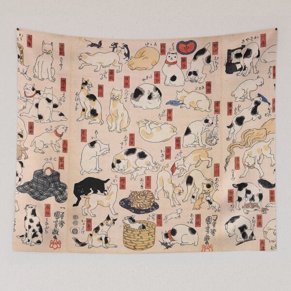Item preview, Cats suggested as the fifty three stations of the Tokaido designed and sold by Gnouhp.
