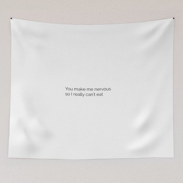 Item preview, You make me nervous so I really can't eat — Blink-182 Lyrics designed and sold by sumner250.