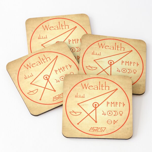 Item preview, Talisman parchment for wealth designed and sold by secretmagic.