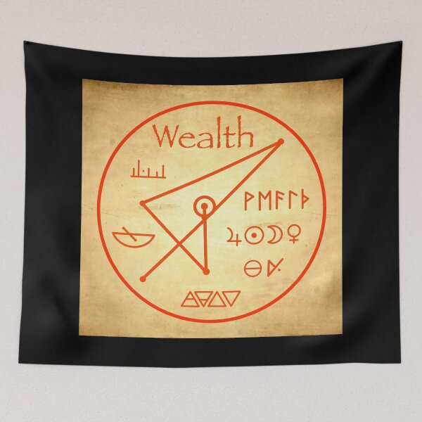 Item preview, Talisman parchment for wealth designed and sold by secretmagic.