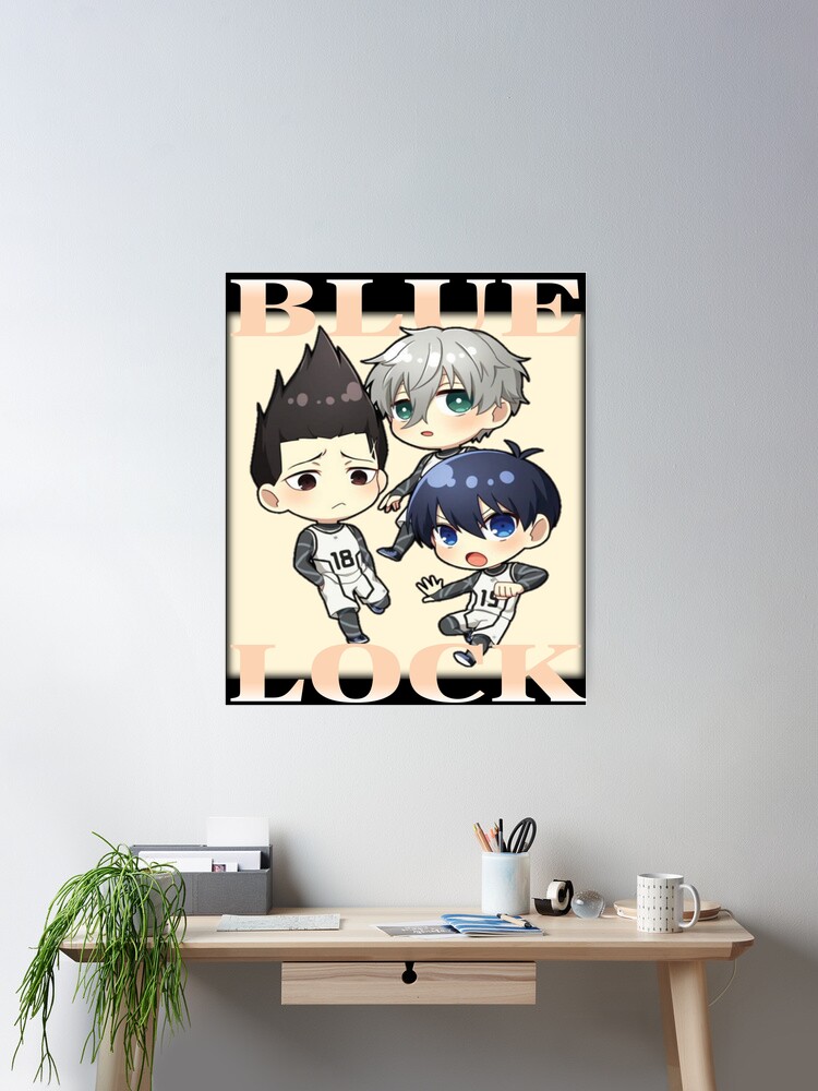 Yoichi Isagi, Bluelock Chibi Anime Blue Lock Manga Anime  Poster for Sale  by ZippedShawn