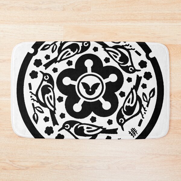 Item preview, Sparrows on manhole in Japan - Black designed and sold by mattraski.