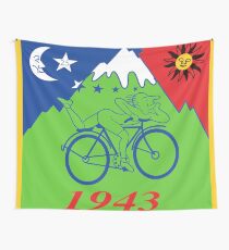 Hofmann's Bikeride LSD Blotter Stickers Wall Tapestry
