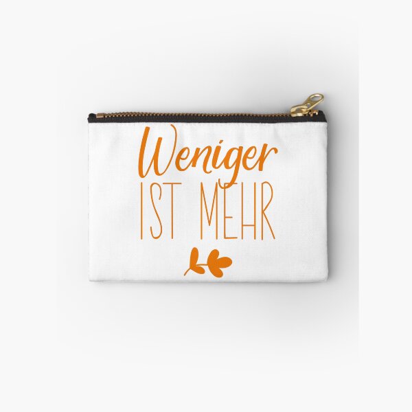 Item preview, Weniger ist mehr. German text: Less is more.  designed and sold by pidzam4e.