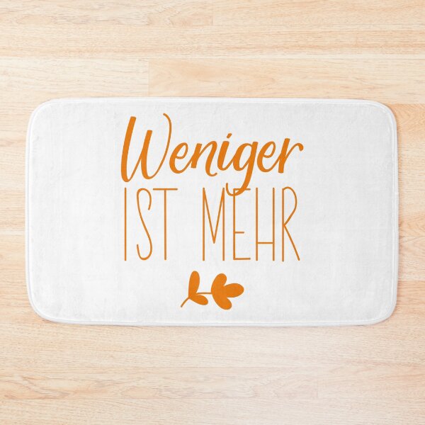 Artikelvorschau, Weniger ist mehr. Deutscher Text: Weniger ist mehr. entworfen und verkauft von pidzam4e.