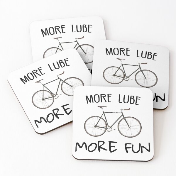 Item preview, More Lube More Fun Cycling designed and sold by Esskay Designs.