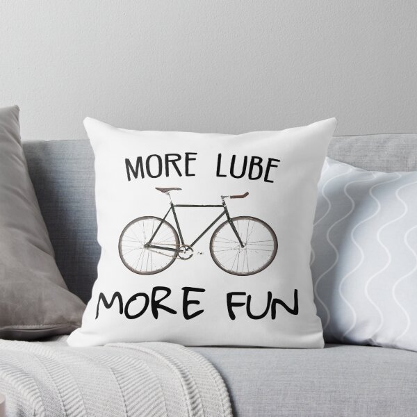 Item preview, More Lube More Fun Cycling designed and sold by Esskay Designs.