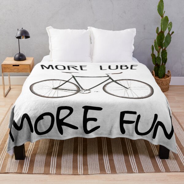 Item preview, More Lube More Fun Cycling designed and sold by Esskay Designs.