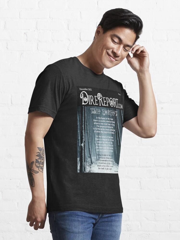 Alternate view of Dire Report 8 - The Forest Essential T-Shirt