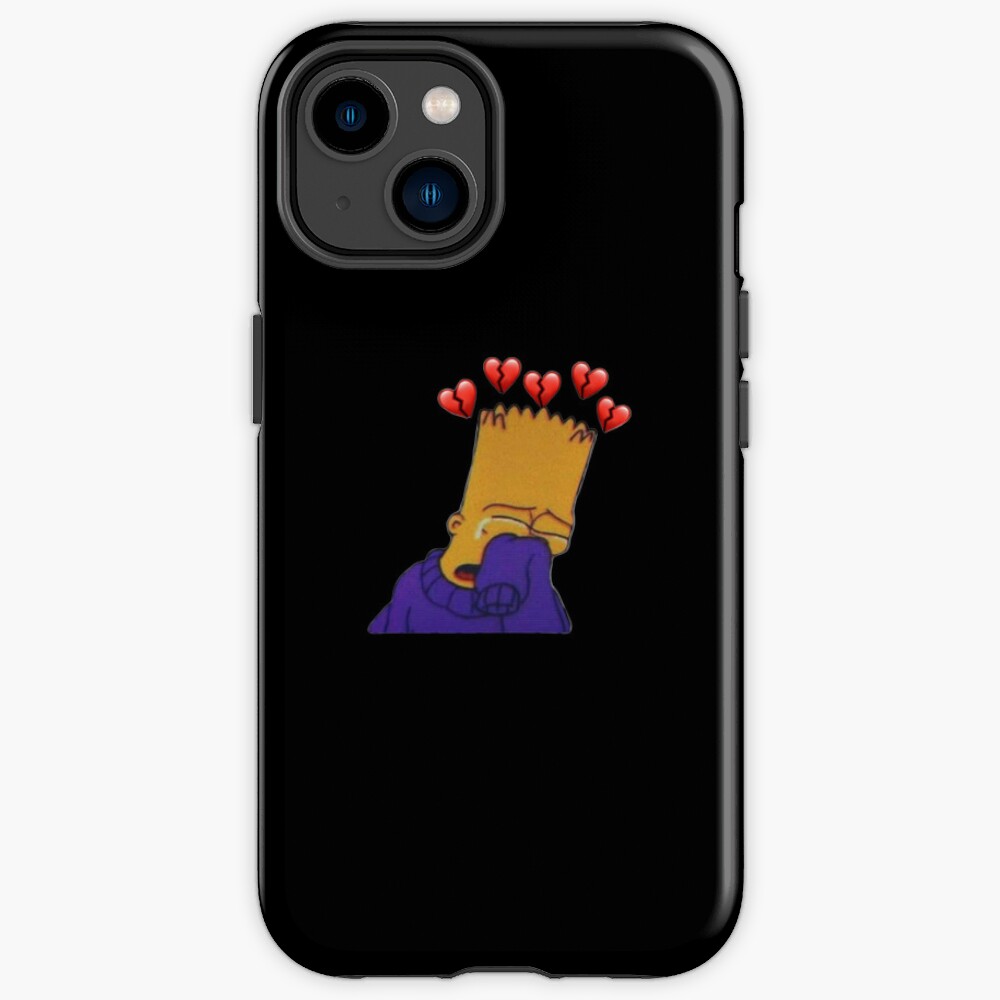 Bart Simpson phone case sad