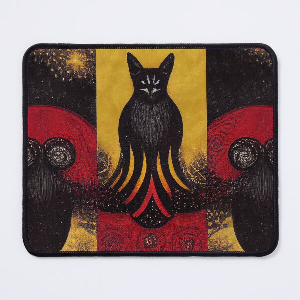 Item preview, Gothic and Vintage Style Mystical Cat designed and sold by raulmaler.