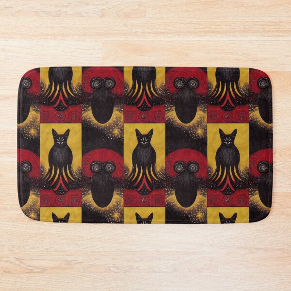 Item preview, Gothic and Vintage Style Mystical Cat designed and sold by raulmaler.