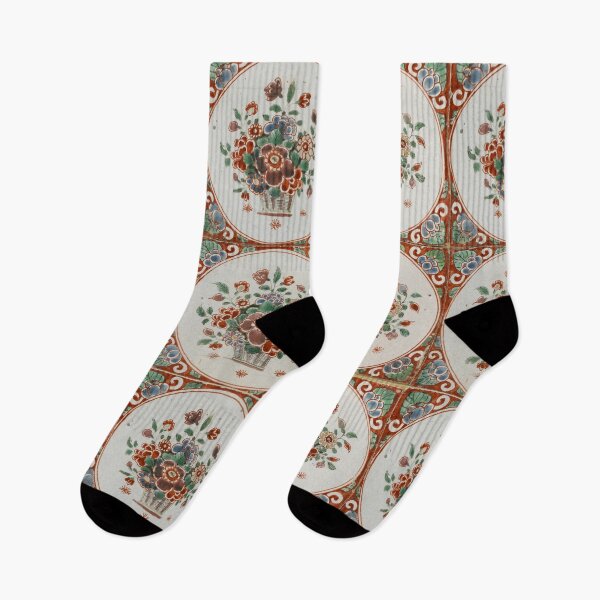 Item preview, Vintage Floral Terracotta Tiles Pattern  designed and sold by idovedesign.