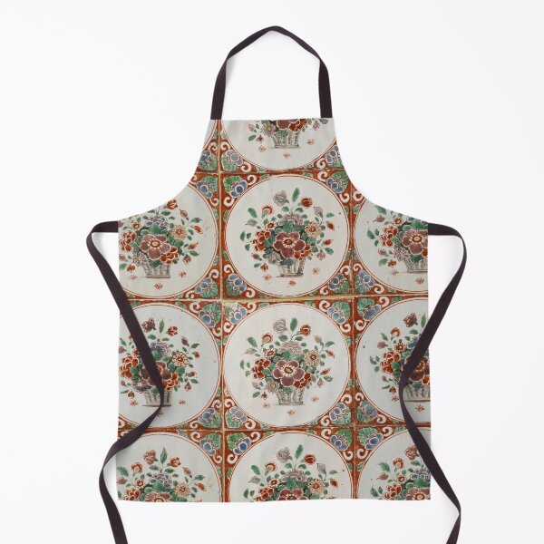 Item preview, Vintage Floral Terracotta Tiles Pattern  designed and sold by idovedesign.