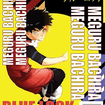 Blue Lock Anime Character Meguru Bachira Vintage Art - Blue Lock - Pin