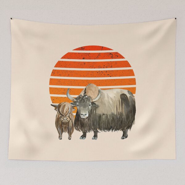 Item preview, Domestic Yak Retro designed and sold by franktact.