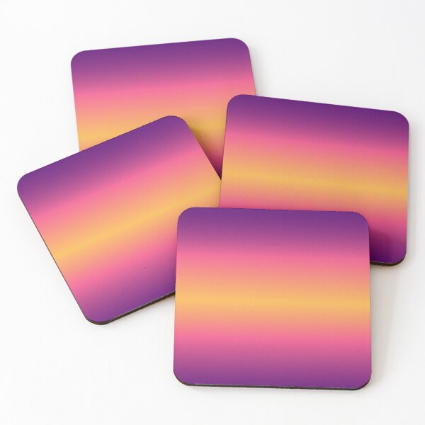 Item preview,  Perfect Colorful Aesthetic Evening Sunset Gradient in Shades of Yellow, Orange, Pink & Purple designed and sold by Kodexstore.