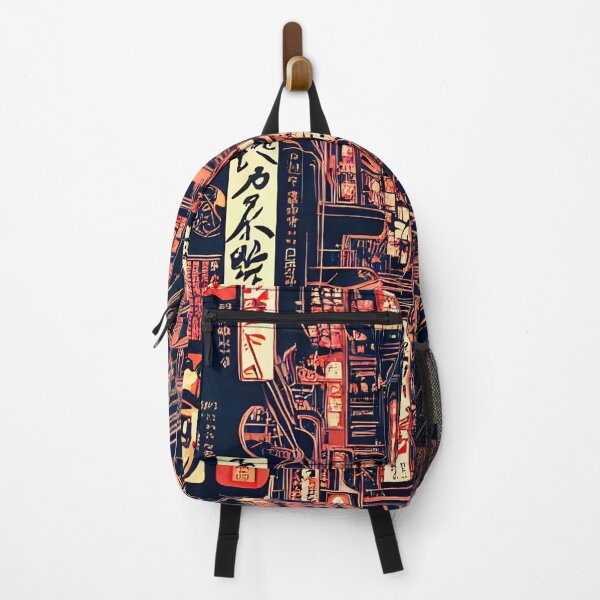 Item preview, Retro Futuristic Japanese City 02 designed and sold by 7infernus.
