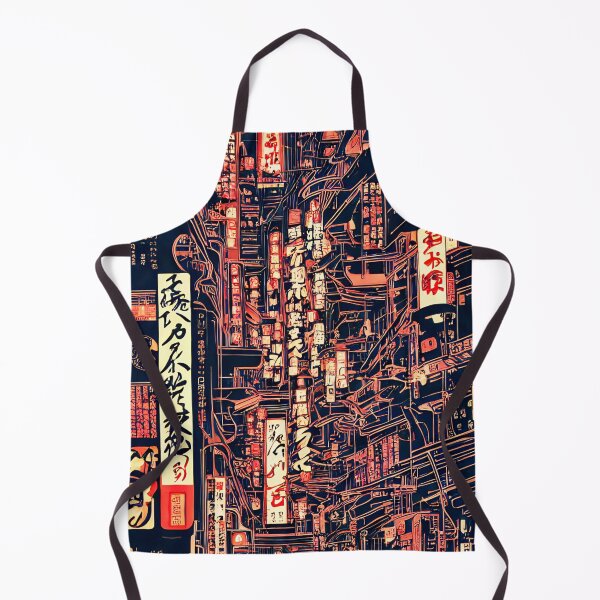 Item preview, Retro Futuristic Japanese City 02 designed and sold by 7infernus.