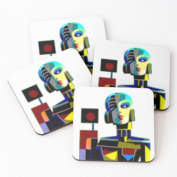 Item preview, Cubist Android Woman designed and sold by American-Ancap.
