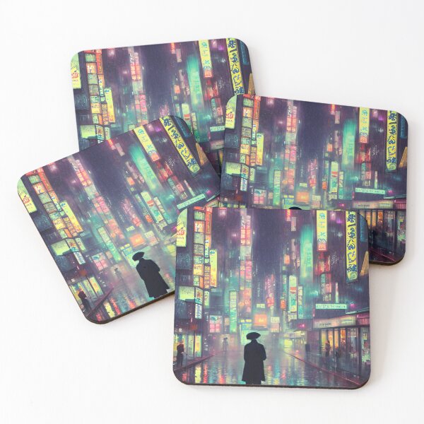Item preview, Tokyo Neon Rainy Anime Japan designed and sold by Trendy-Now.