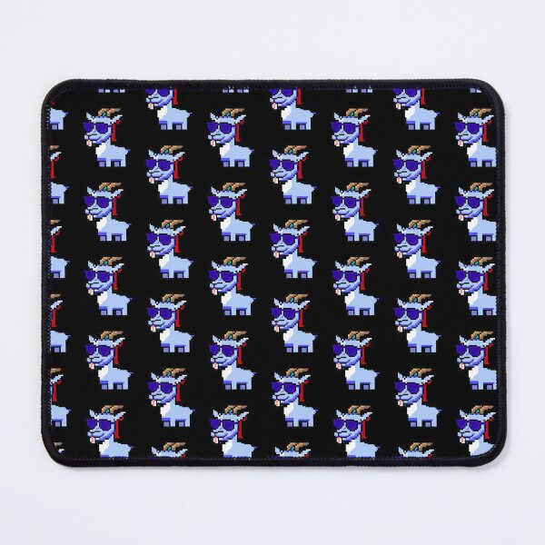 Item preview, GOAT PIXEL ART - cool goat with sunglasses  designed and sold by w1ckerman.