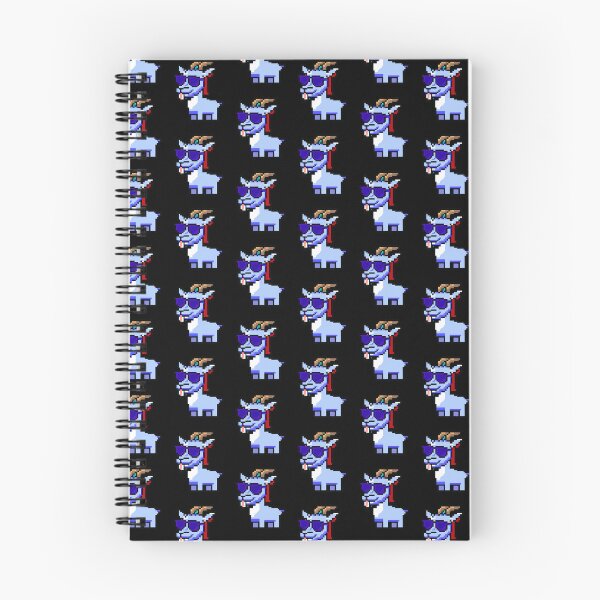 Item preview, GOAT PIXEL ART - cool goat with sunglasses  designed and sold by w1ckerman.