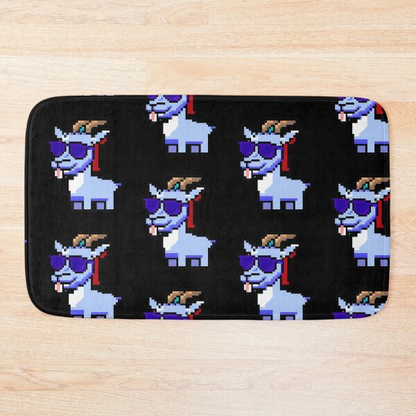 Item preview, GOAT PIXEL ART - cool goat with sunglasses  designed and sold by w1ckerman.