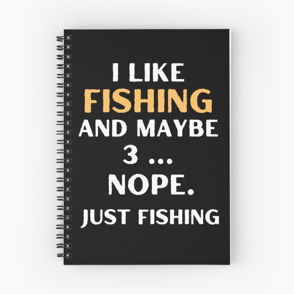 Item preview, I Like Fishing And Maybe 3 People, Funny Fisherman Saying, Fishing Humor designed and sold by OutdoorsZee1.